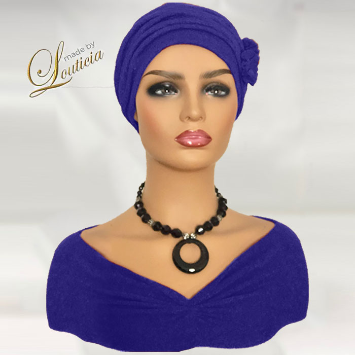 Women's Purple Chemo Turban